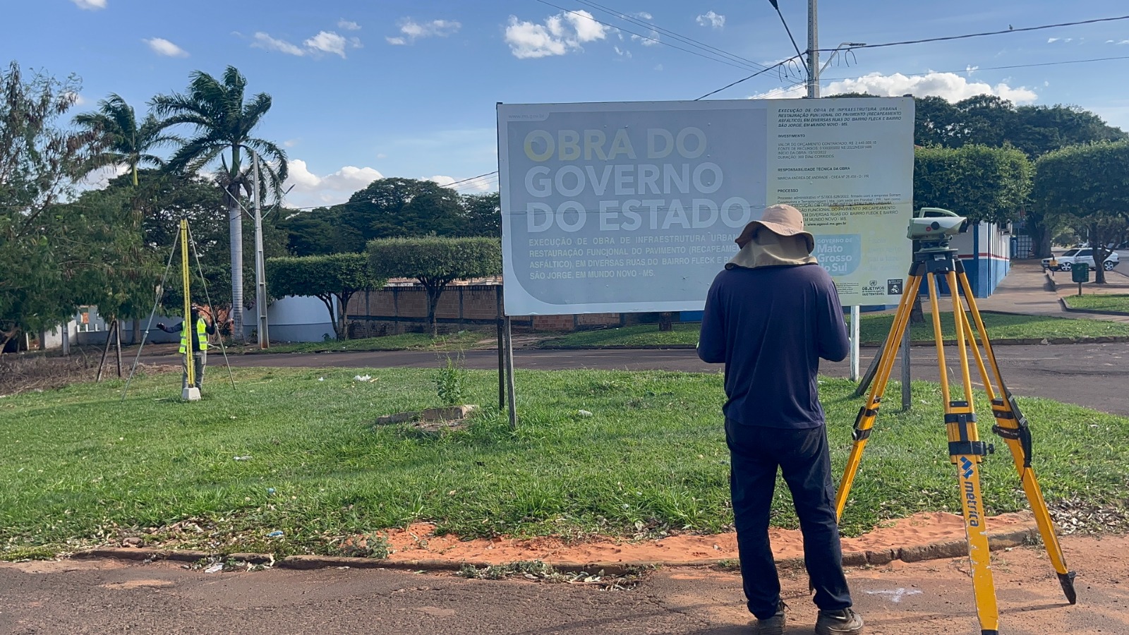 Naviraí, Itaquiraí, Juti, Mundo Novo e Eldorado recebem marcos geodésicos em projeto da Itaipu no Cone Sul