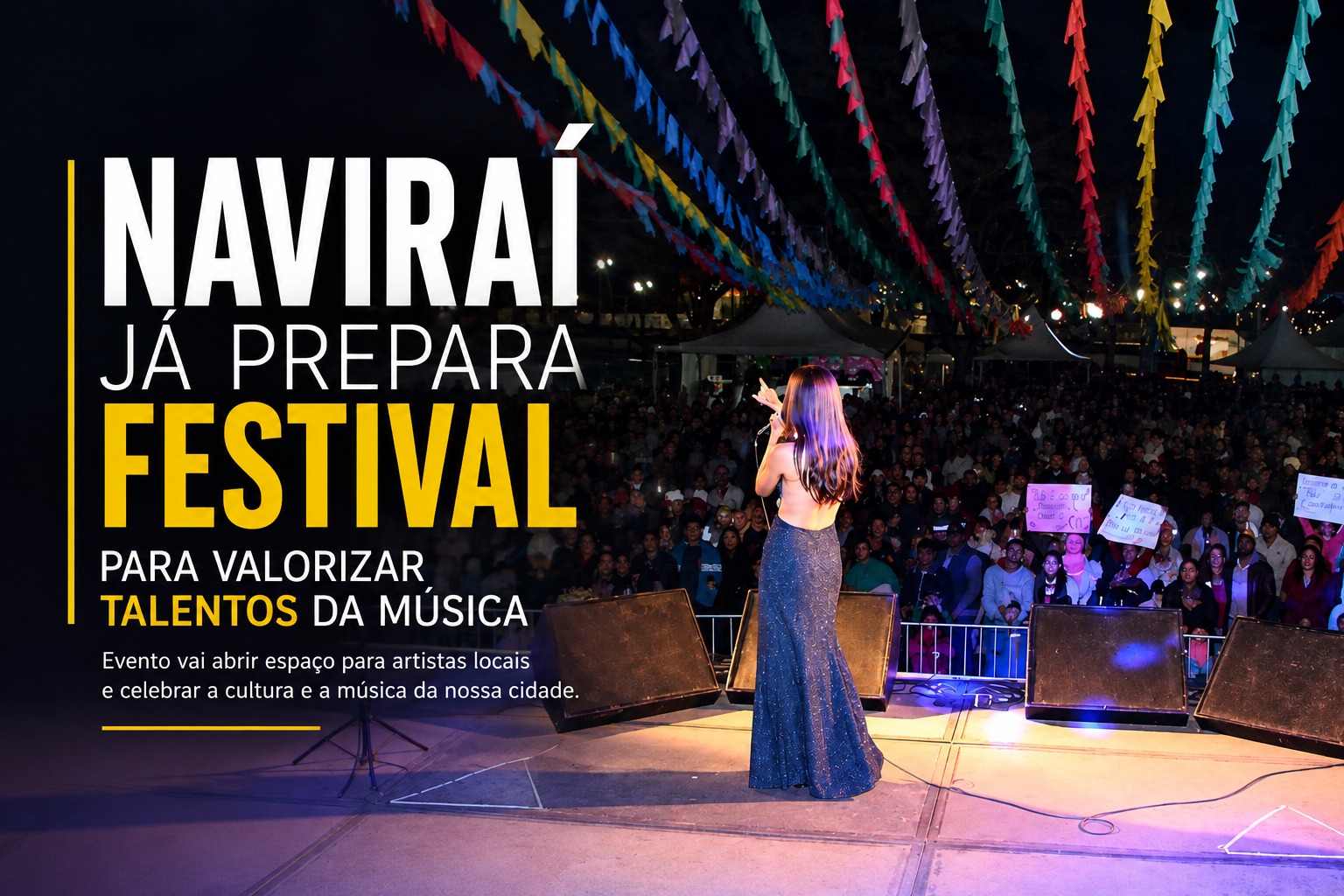Naviraí abre inscrições para festivais de música com R$ 49 mil em prêmios